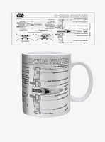 Star Wars X-Wing Fighter Sketch 20oz Mug