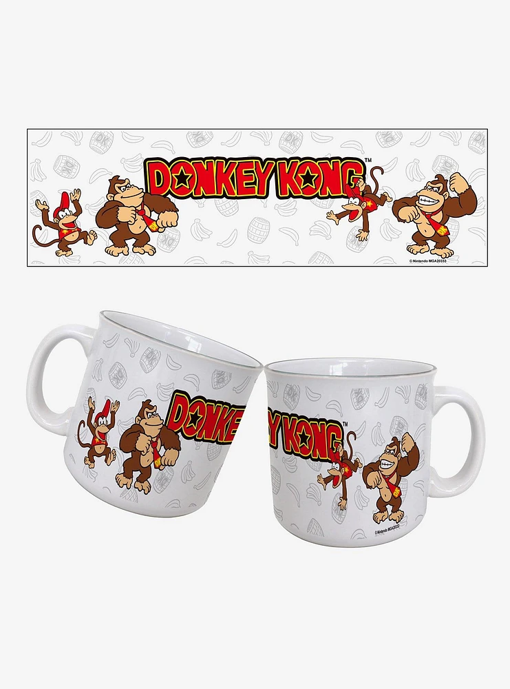 Donkey Kong Monkey Business 20oz Camper Mug