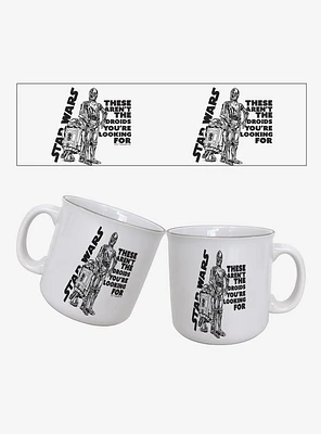 Star Wars Aren't The Droids 20oz Camper Mug