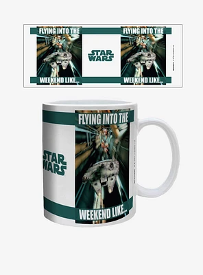 Star Wars Flying Into The Weekend 20oz Mug