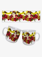 Frida Kahlo Flowers and Ribbons 20oz Camper Mug