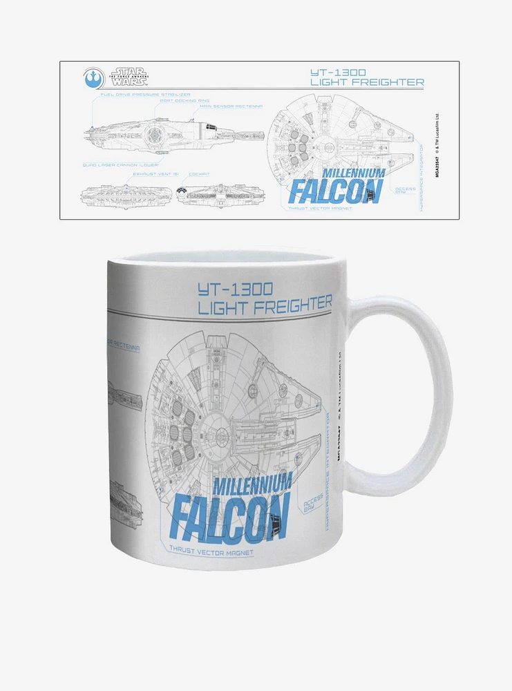 Star Wars The Force Awakens Millennium Falcon 20oz Mug