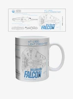 Star Wars The Force Awakens Millennium Falcon 20oz Mug