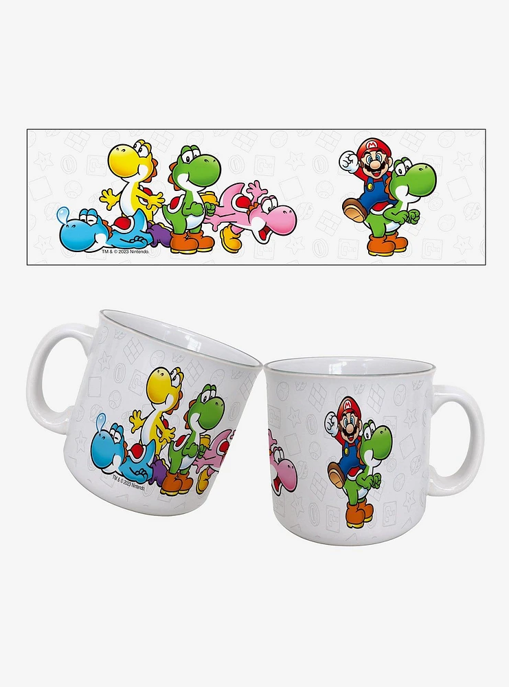 Super Mario Mario & Yoshi 20oz Camper Mug