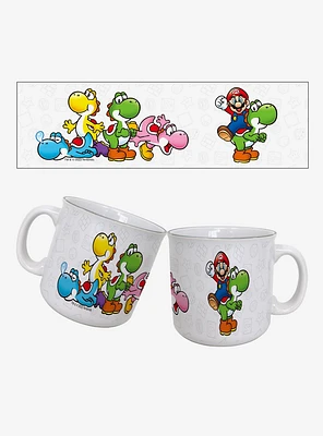 Super Mario Mario & Yoshi 20oz Camper Mug