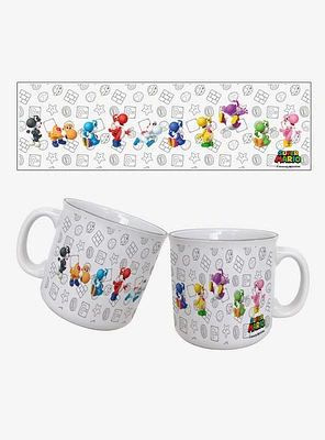 Super Mario Yoshi Colors 20oz Camper Mug