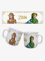 The Legend of Zelda Ocarina of Time Zelda & Link 20oz Camper Mug