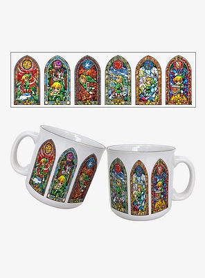 The Legend of Zelda Stained Glass 20oz Camper Mug