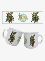 The Legend of Zelda Tears of The Kingdom Link Sword 20oz Camper Mug