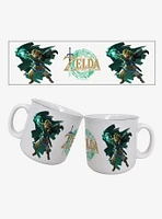 The Legend of Zelda Tears of The Kingdom Link Ultra Hand 20oz Camper Mug