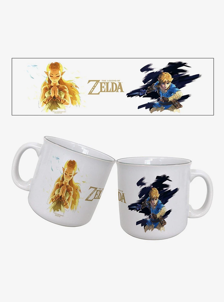 The Legend of Zelda Zelda & Link 20oz Camper Mug