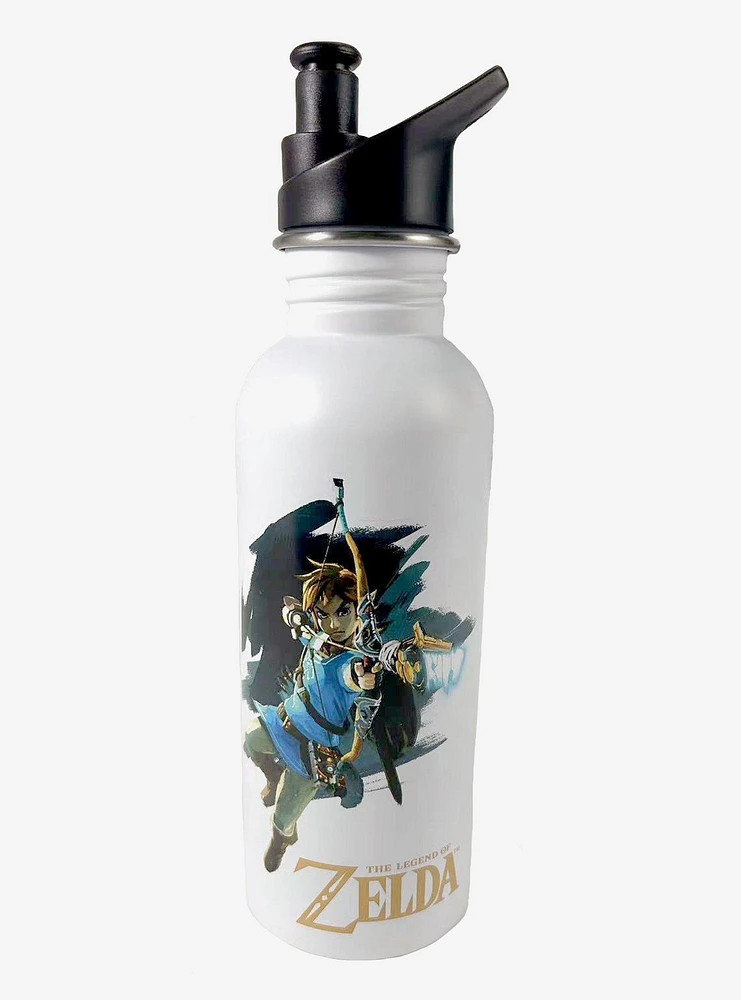 The Legend of Zelda Breath of The Wild Arrow 25oz Metal Canteen Water Bottle