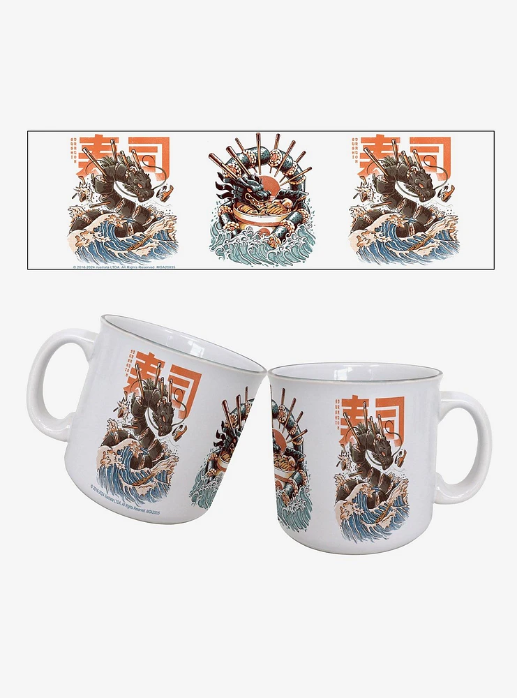 Ilustrata Sushi Dragon 20oz Camper Mug