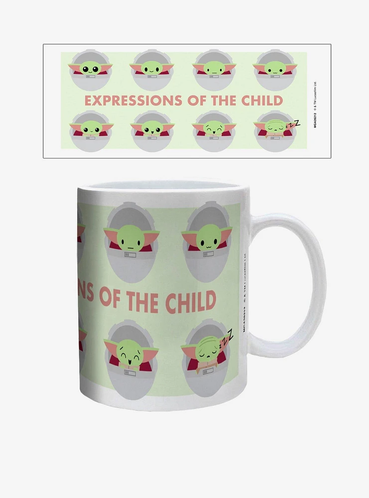 Star Wars The Mandalorian Expressions of The Child 20oz Mug