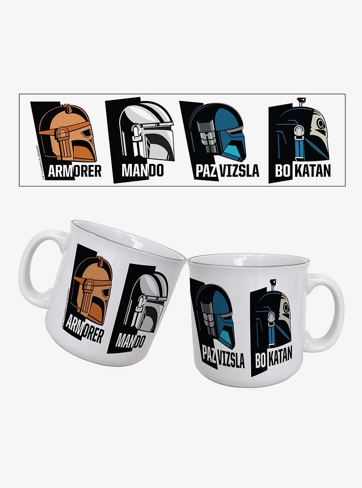 Star Wars The Mandalorian S3 Four Mandalorian 20oz Camper Mug