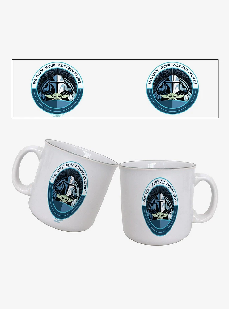 Star Wars The Mandalorian S3 Ready For Adventure 20oz Camper Mug