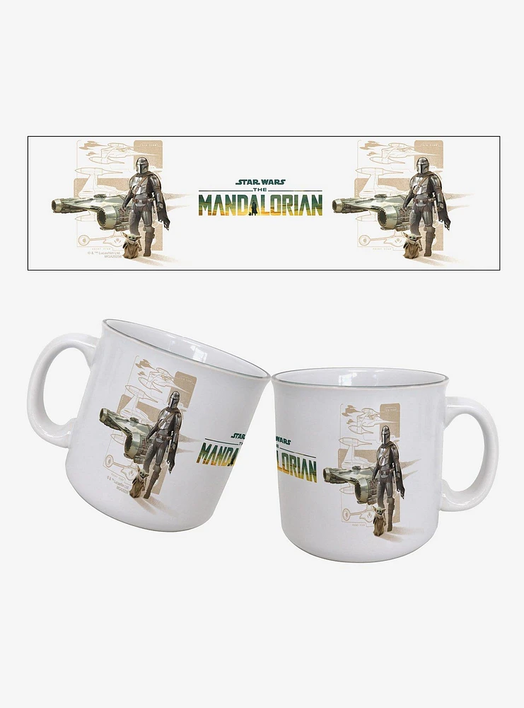 Star Wars The Mandalorian S3 Starfighter 20oz Camper Mug