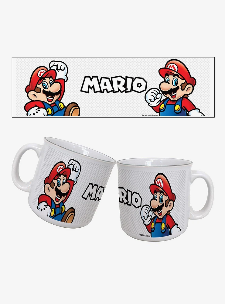 Super Mario Name 20oz Camper Mug