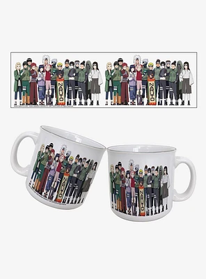 Naruto Shippuden Lineup 20oz Camper Mug