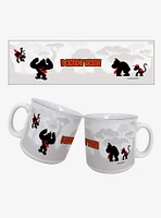 Donkey Kong DK & Diddy Silhouette 20oz Camper Mug