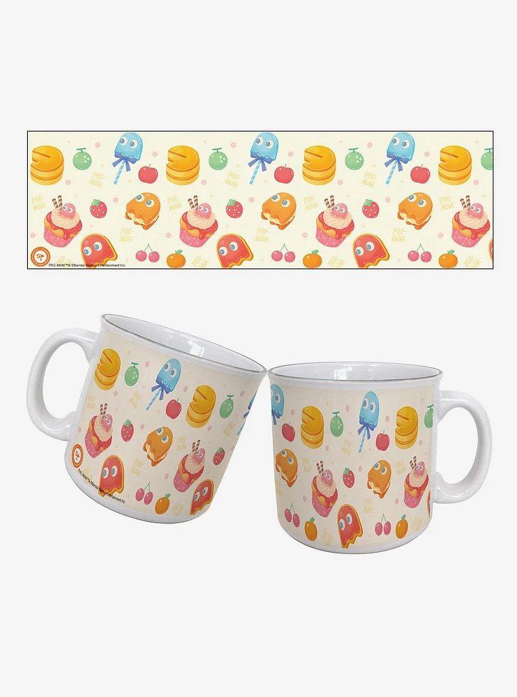 Pac-Man Sweets Pattern 20oz Camper Mug