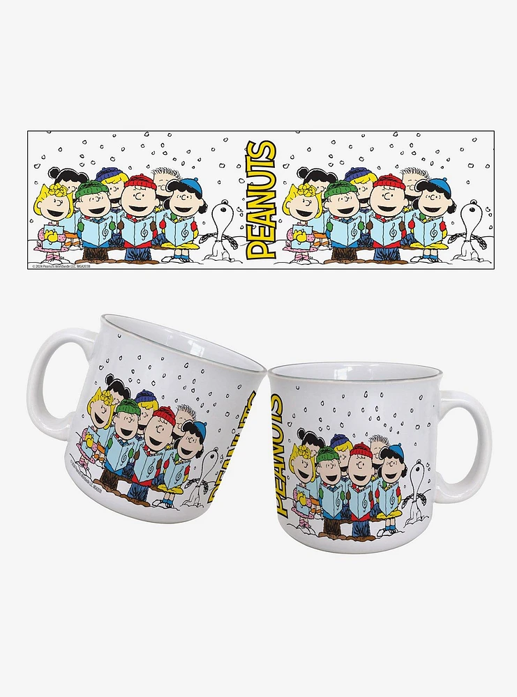 Peanuts Caroling Characters 20oz Camper Mug