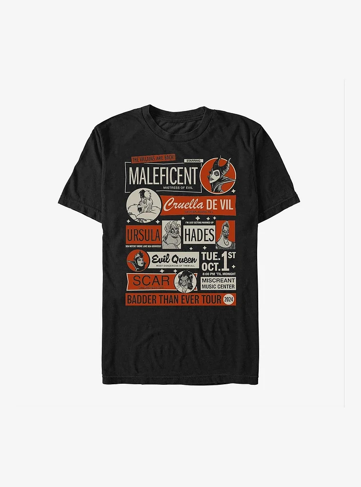 Disney Villains Badder Than Ever Tour T-Shirt