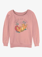 Disney The Lion King Living My Best Life Womens Slouchy Sweatshirt