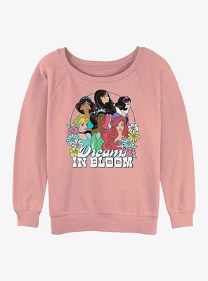 Disney Princesses Dreams Bloom Womens Slouchy Sweatshirt
