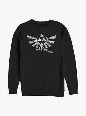 The Legend Of Zelda Floral Triforce Sweatshirt