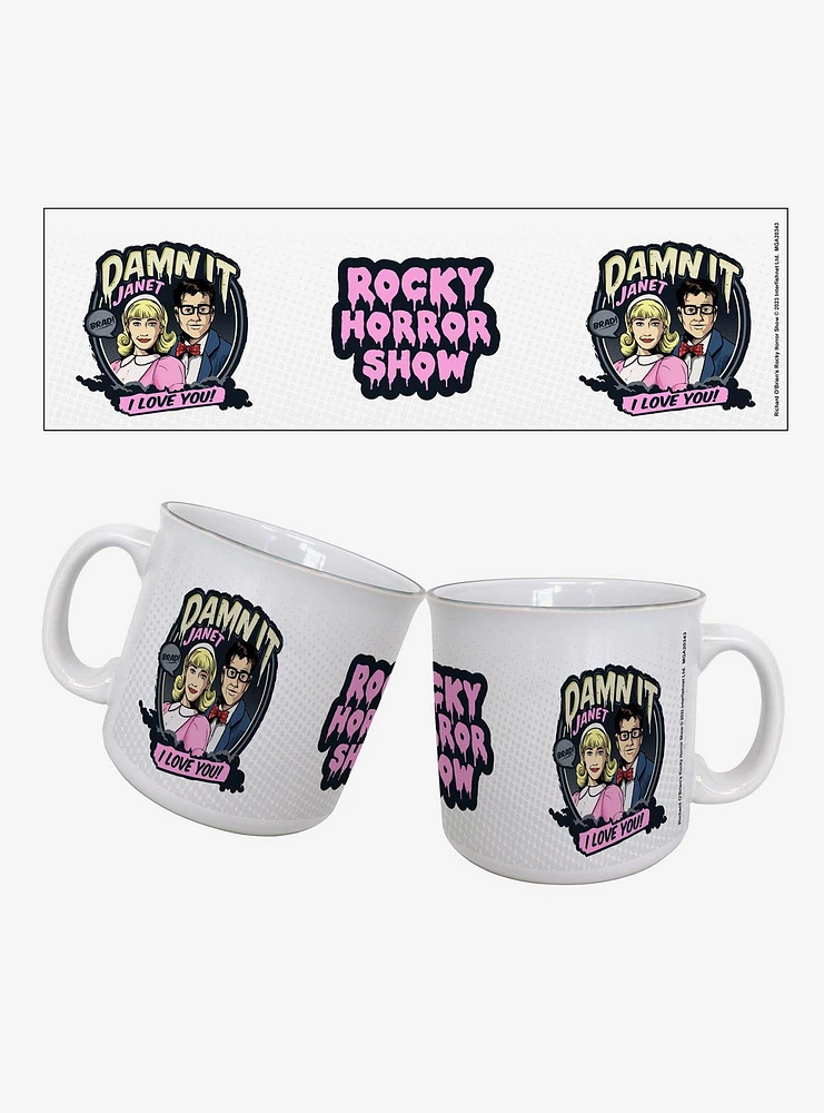 Rocky Horror Show Damnit Janet 20oz Camper Mug