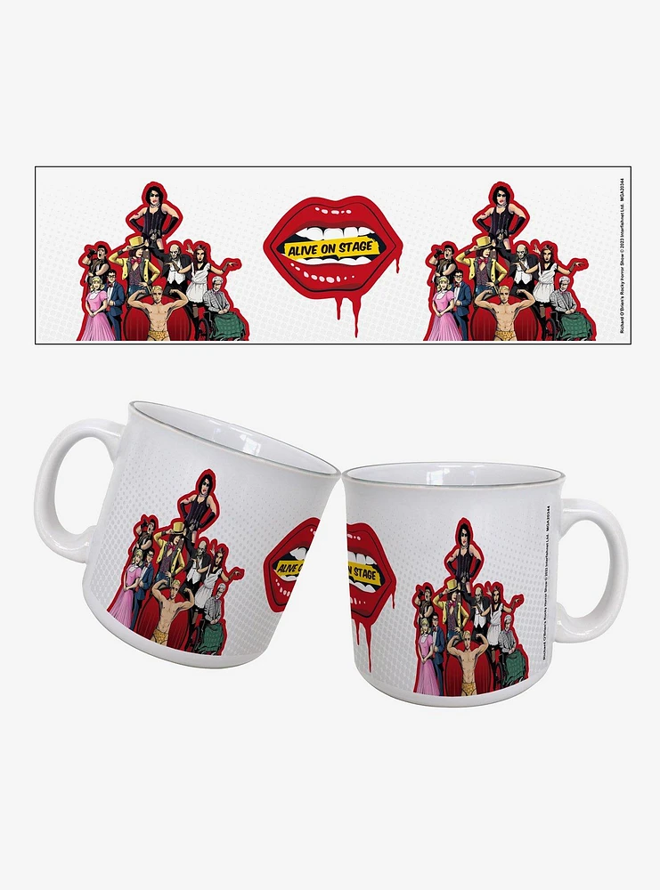 Rocky Horror Show Full Cast 20oz Camper Mug
