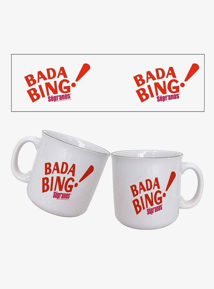 The Sopranos Bada Bing 20oz Camper Mug
