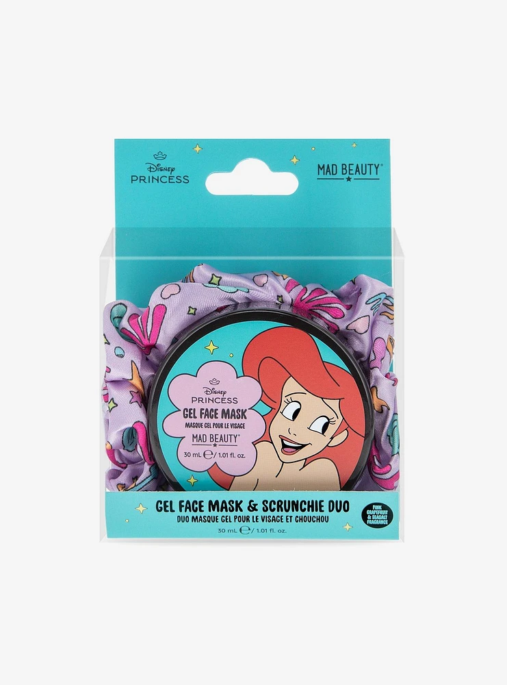 Mad Beauty Disney The Little Mermaid Ariel Gel Face Mask & Scrunchy Set