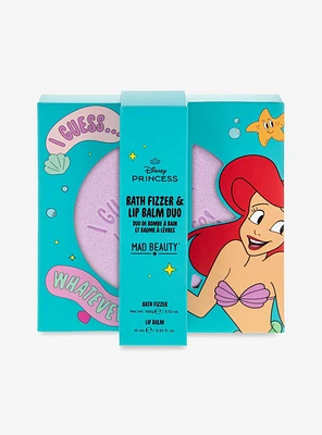 Mad Beauty Disney The Little Mermaid Ariel Bath Fizzer & Lip Balm Set