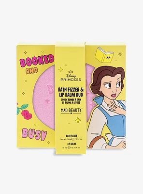 Mad Beauty Disney Beauty and the Beast Belle Bath Fizzer & Lip Balm Set