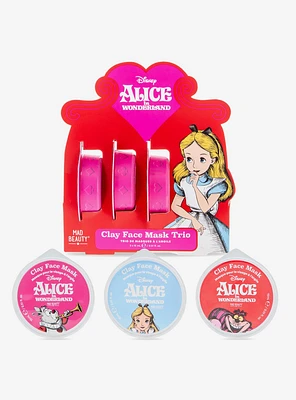Mad Beauty Disney Alice in Wonderland Clay Face Mask Trio Set