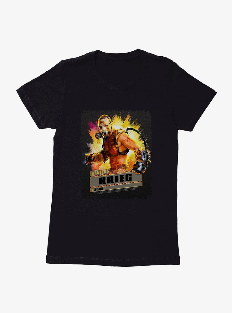 Borderlands Krieg Wanted Womens T-Shirt