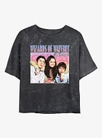Disney Wizards Of Waverly Place Sibling Love Mineral Wash Womens Crop T-Shirt