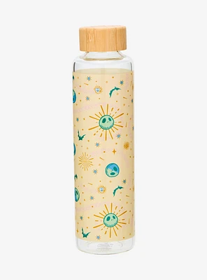 Disney The Nightmare Before Christmas Jack Skellington Celestial Glass Water Bottle — BoxLunch Exclusive