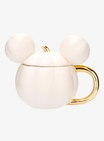Disney Mickey Mouse Pumpkin White Mug With Lid — BoxLunch Exclusive