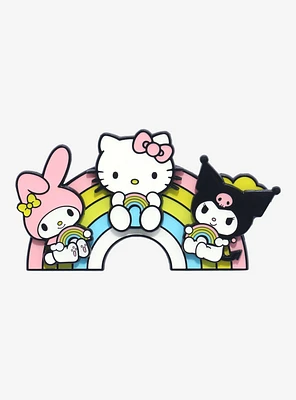 Sanrio Hello Kitty and Friends Rainbow Layered Multi-Pin Set - BoxLunch Exclusive