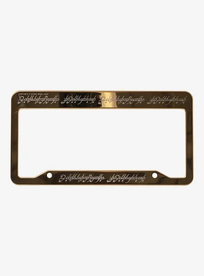 The Lord of The Rings One Ring License Plate Frame - BoxLunch Exclusive