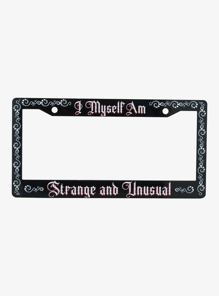 Beetlejuice Strange and Unusual License Plate Frame - BoxLunch Exclusive