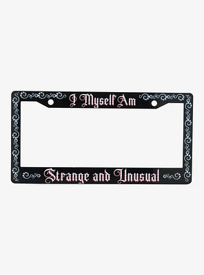 Beetlejuice Strange and Unusual License Plate Frame - BoxLunch Exclusive