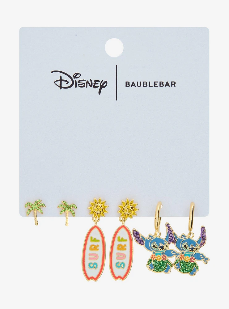 Baublebar Disney Lilo & Stitch Surf Stitch Earring Set - BoxLunch Exclusive