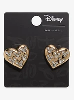 Our Universe Disney Mickey Mouse Rhinestone Heart Earrings — BoxLunch Exclusive