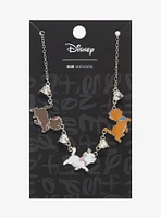 Our Universe Disney the Aristocats Kittens Walking Rhinestone Charm Necklace - BoxLunch Exclusive