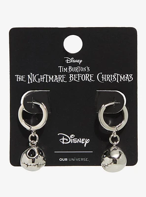 Our Universe Disney The Nightmare Before Christmas Jack Skellington Huggie Hoop Earrings - BoxLunch Exclusive
