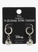 Our Universe Disney The Nightmare Before Christmas Jack Skellington Huggie Hoop Earrings - BoxLunch Exclusive